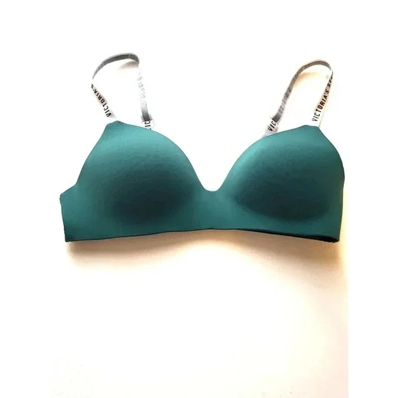 Victoria's Secret Green THE T-SHIRT Lightly-Lined Wireless Bra - Picture 3 of 6